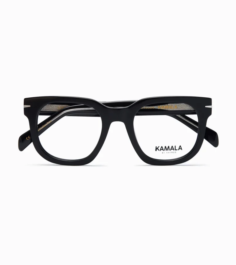 Gafas Kamala GARNET BLACK en vista frontal