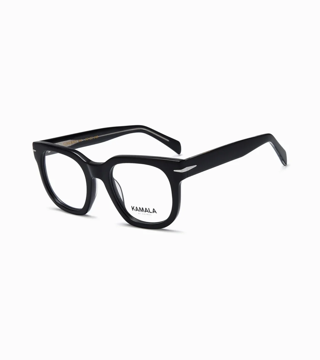 Gafas Kamala GARNET BLACK en vista perspectiva
