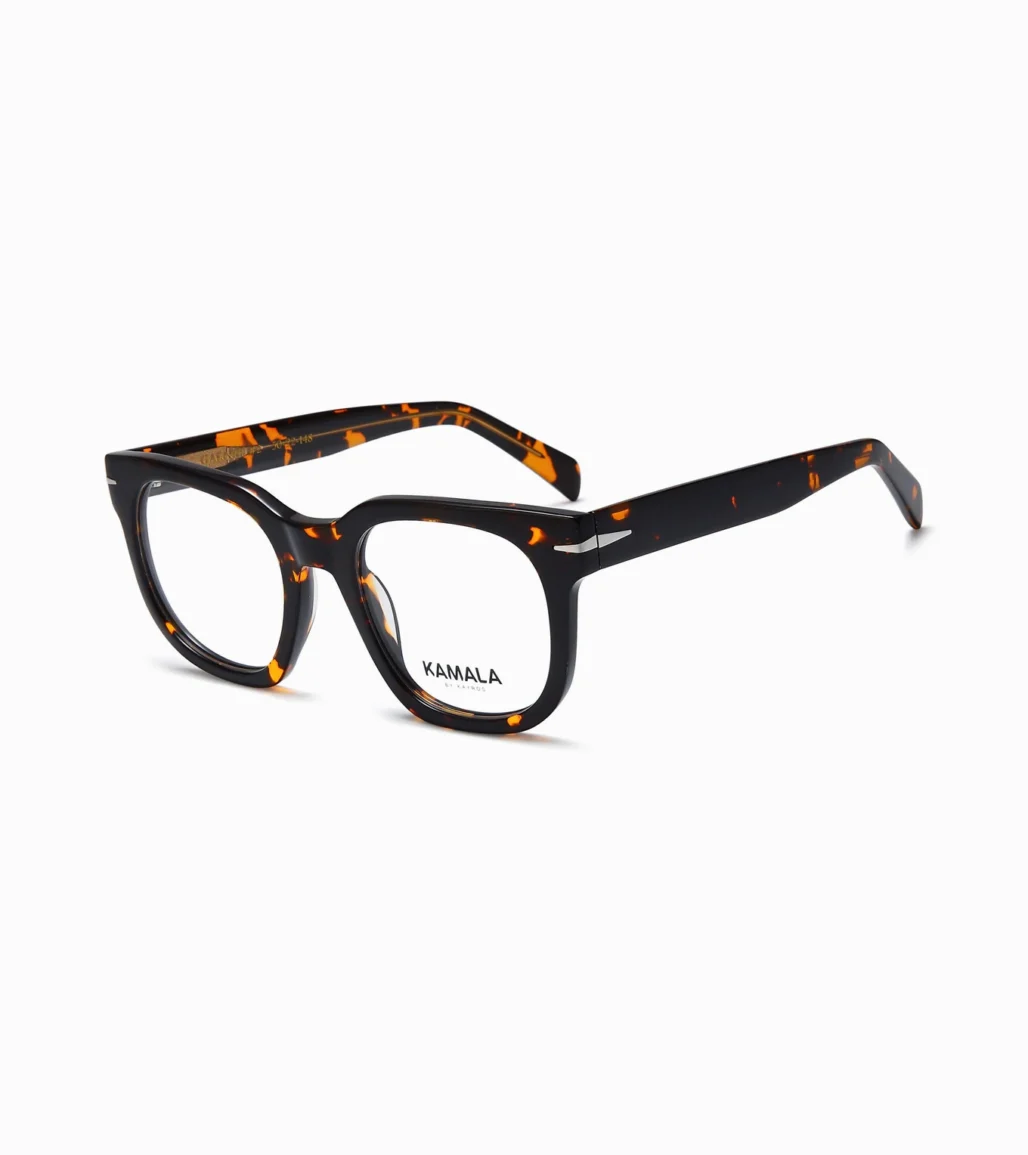 Gafas Kamala GARNET TORTOISE en vista perspectiva