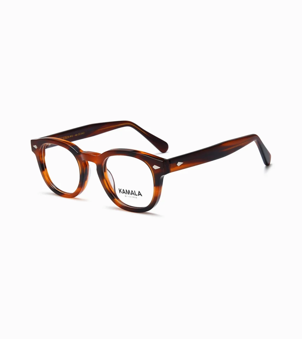 Gafas Kamala GAZE BROWN en vista perspectiva