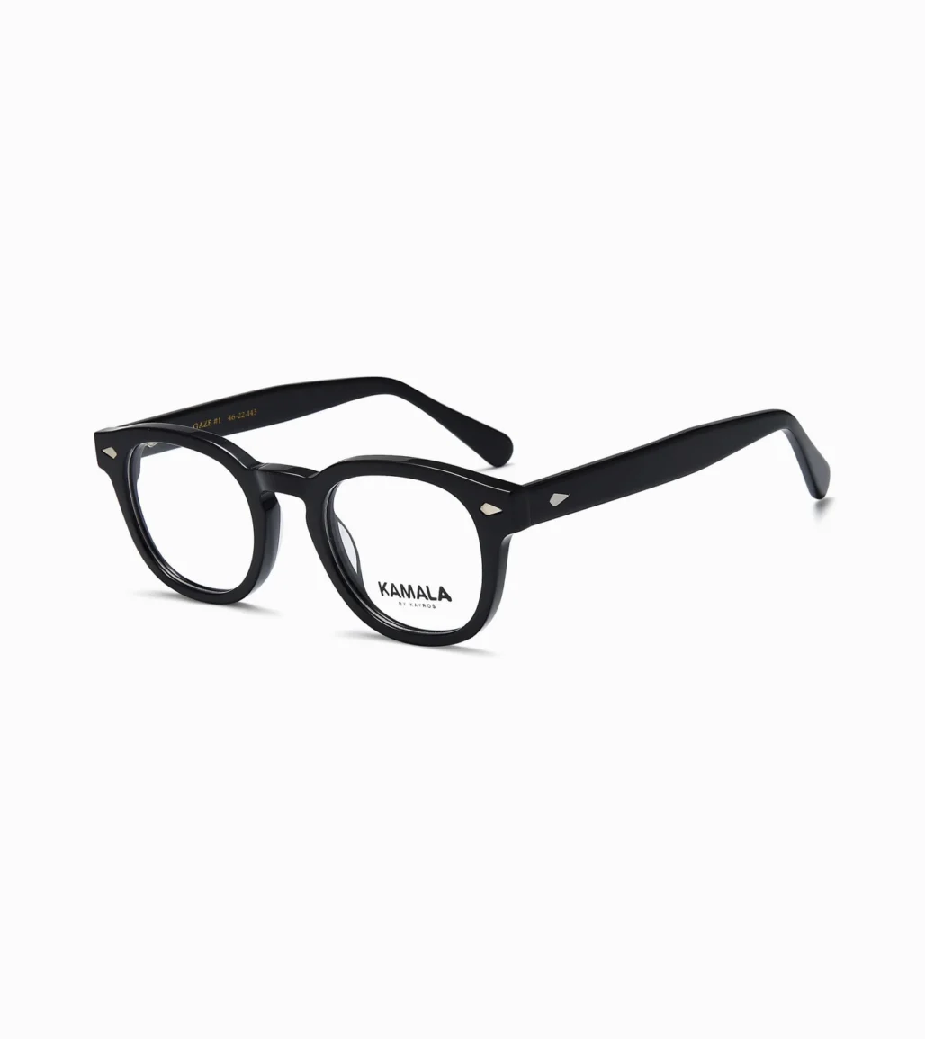 Gafas Kamala GAZE BLACK en vista perspectiva