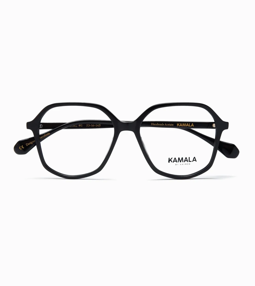 Gafas Kamala GLACIAL BLACK en vista frontal