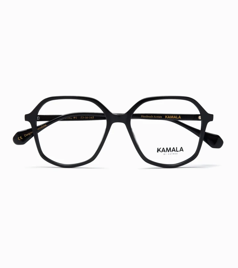Gafas Kamala GLACIAL BLACK en vista frontal