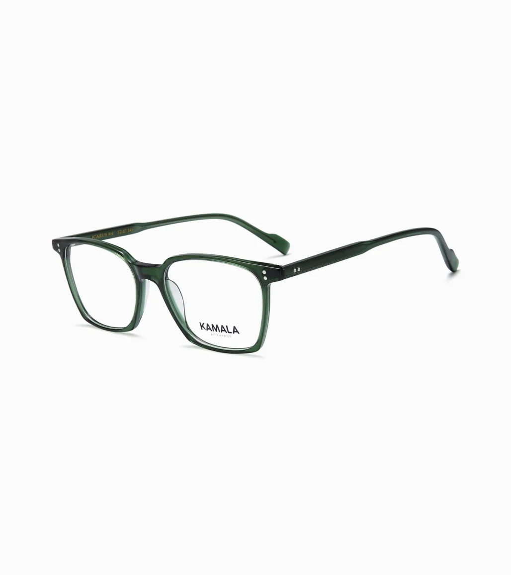 Gafas Kamala ICARUS GREEN en vista perspectiva