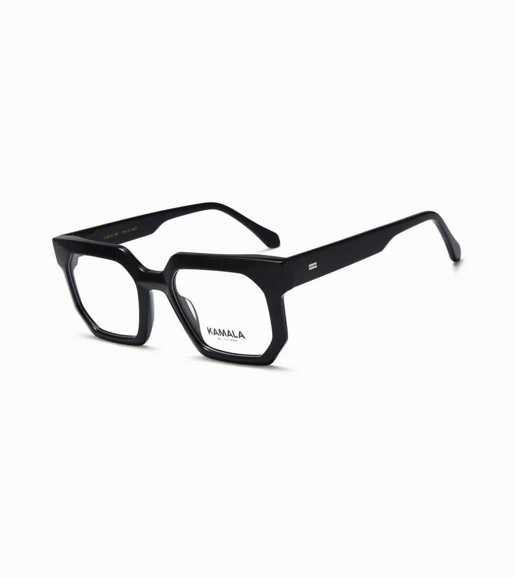 Gafas Kamala LAKE BLACK en vista perspectiva