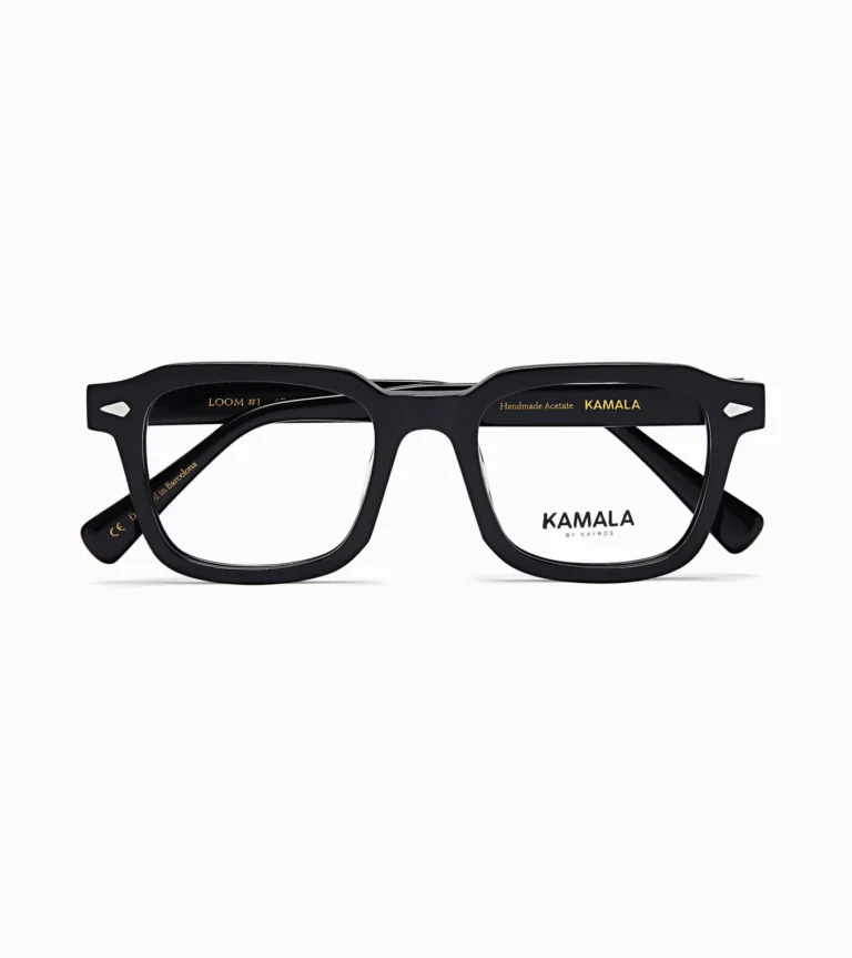 Gafas Kamala LOOM BLACK en vista frontal