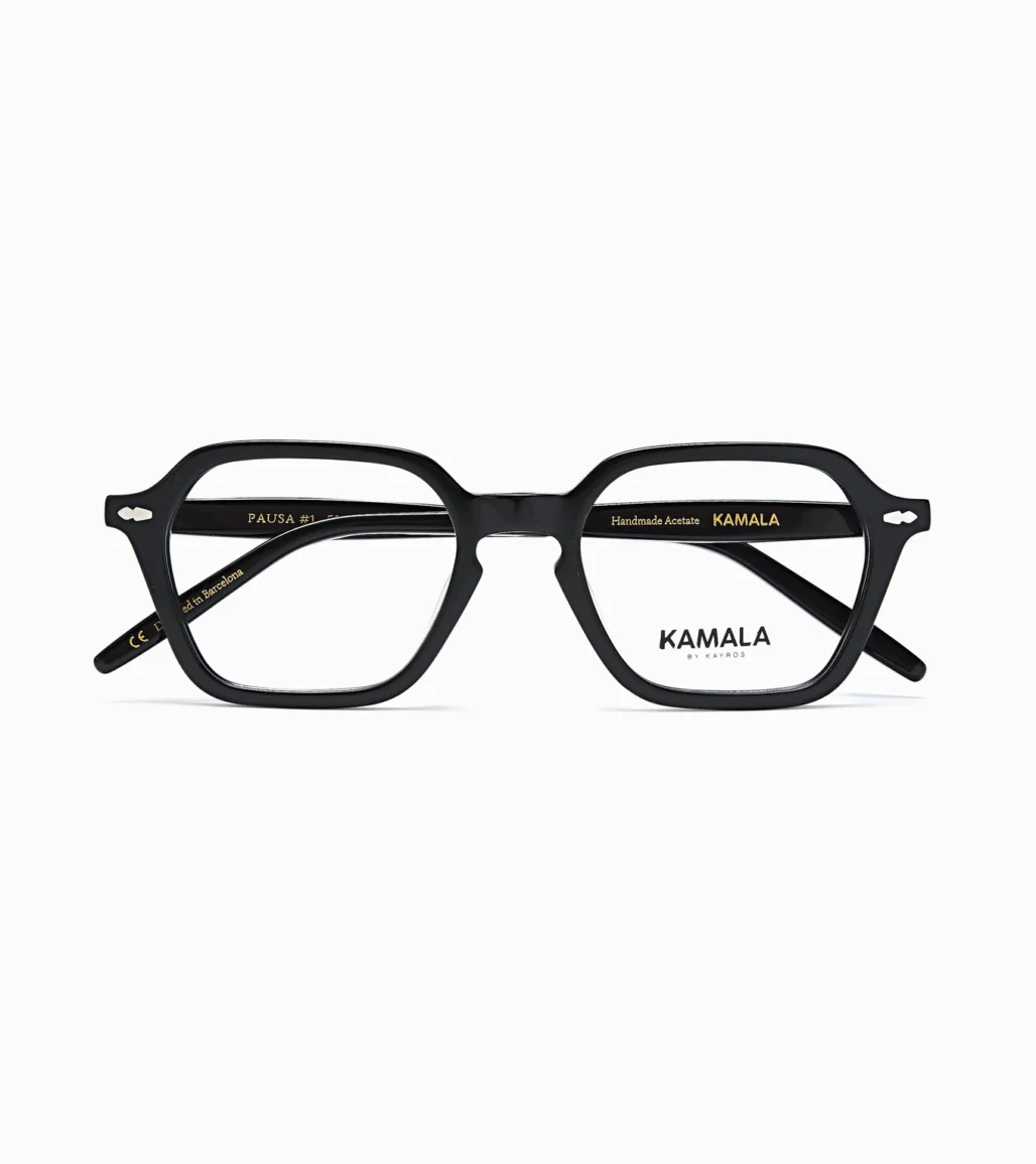 Gafas Kamala PAUSA BLACK en vista frontal