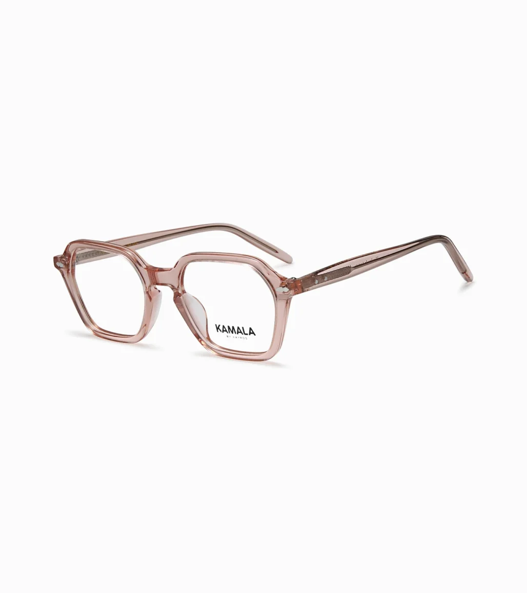 Gafas Kamala PAUSA ROSE en vista perspectiva