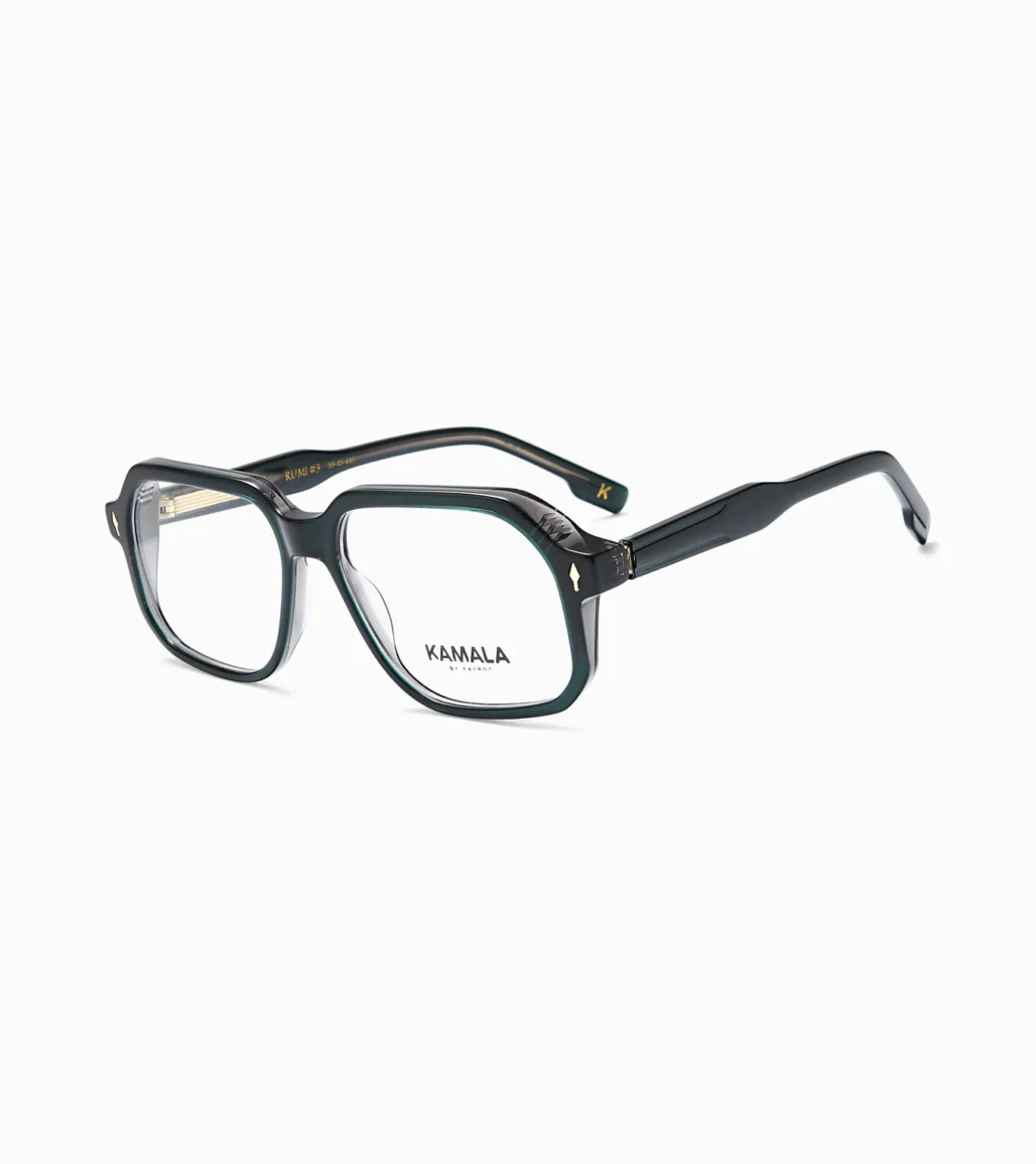 Gafas Kamala RUMI GREEN en vista perspectiva