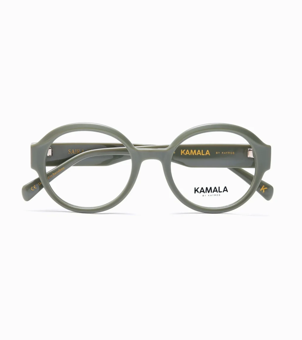 Gafas Kamala SAIRA GREEN en vista frontal
