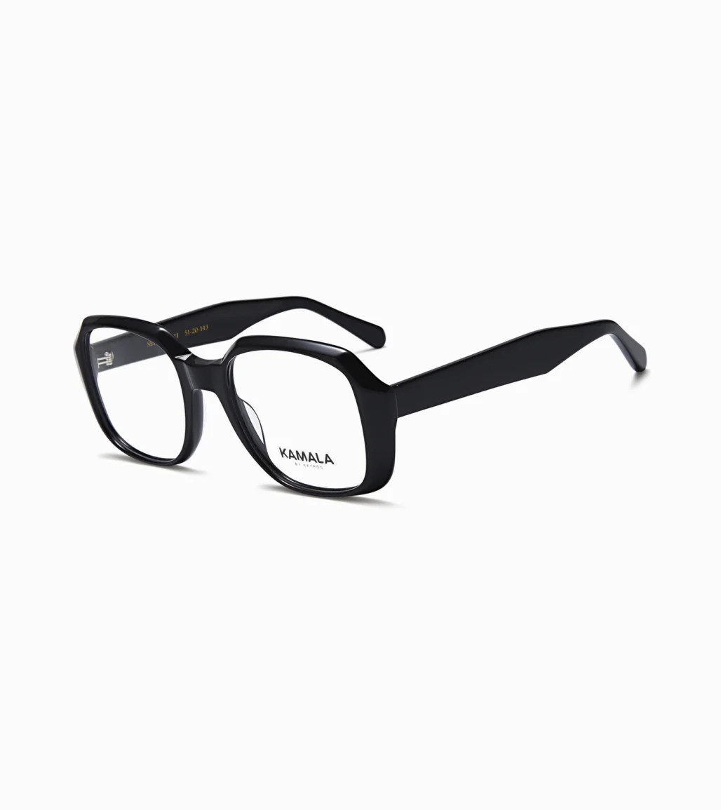 Gafas Kamala SERENA BLACK en vista perspectiva
