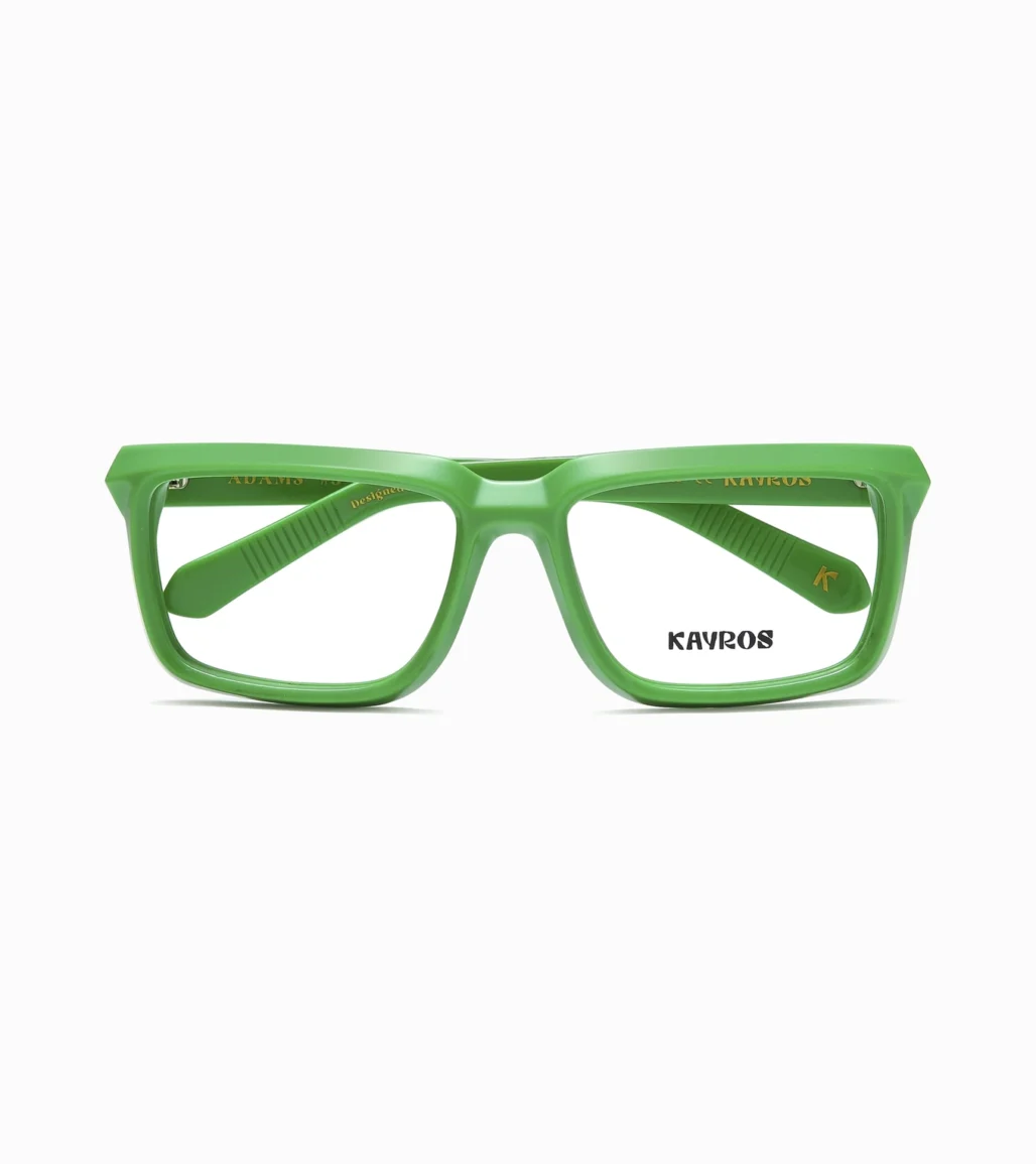 Gafas graduadas Kayros Adams Green - vista frontal