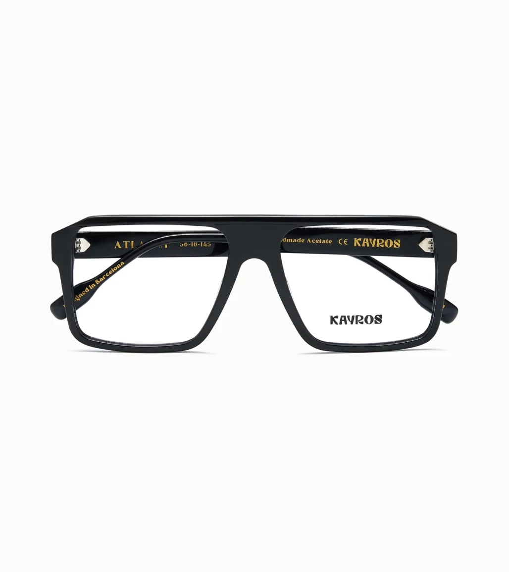Gafas graduadas Kayros Atlas Black - vista frontal