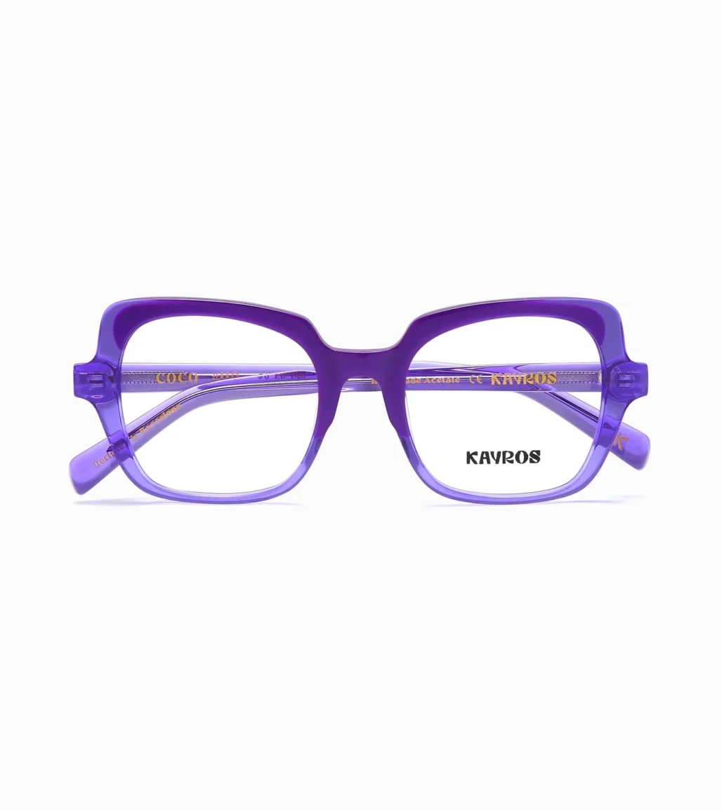Gafas graduadas Kayros Coco Violet - vista frontal
