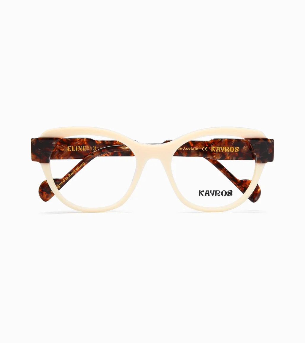 Gafas Kayros ELINE WHITE en vista lateral