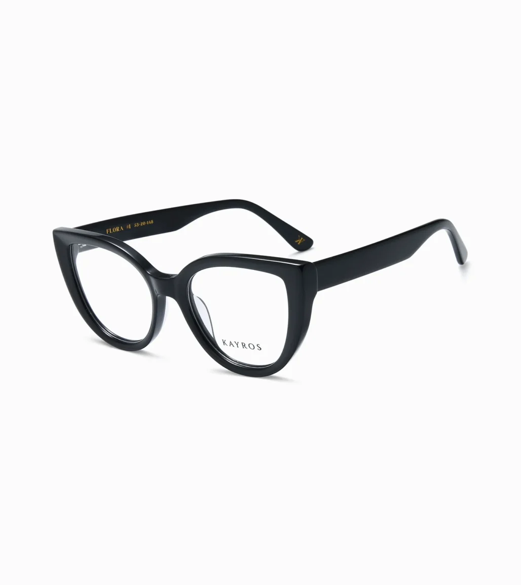 Gafas Kayros FLORA BLACK en vista frontal