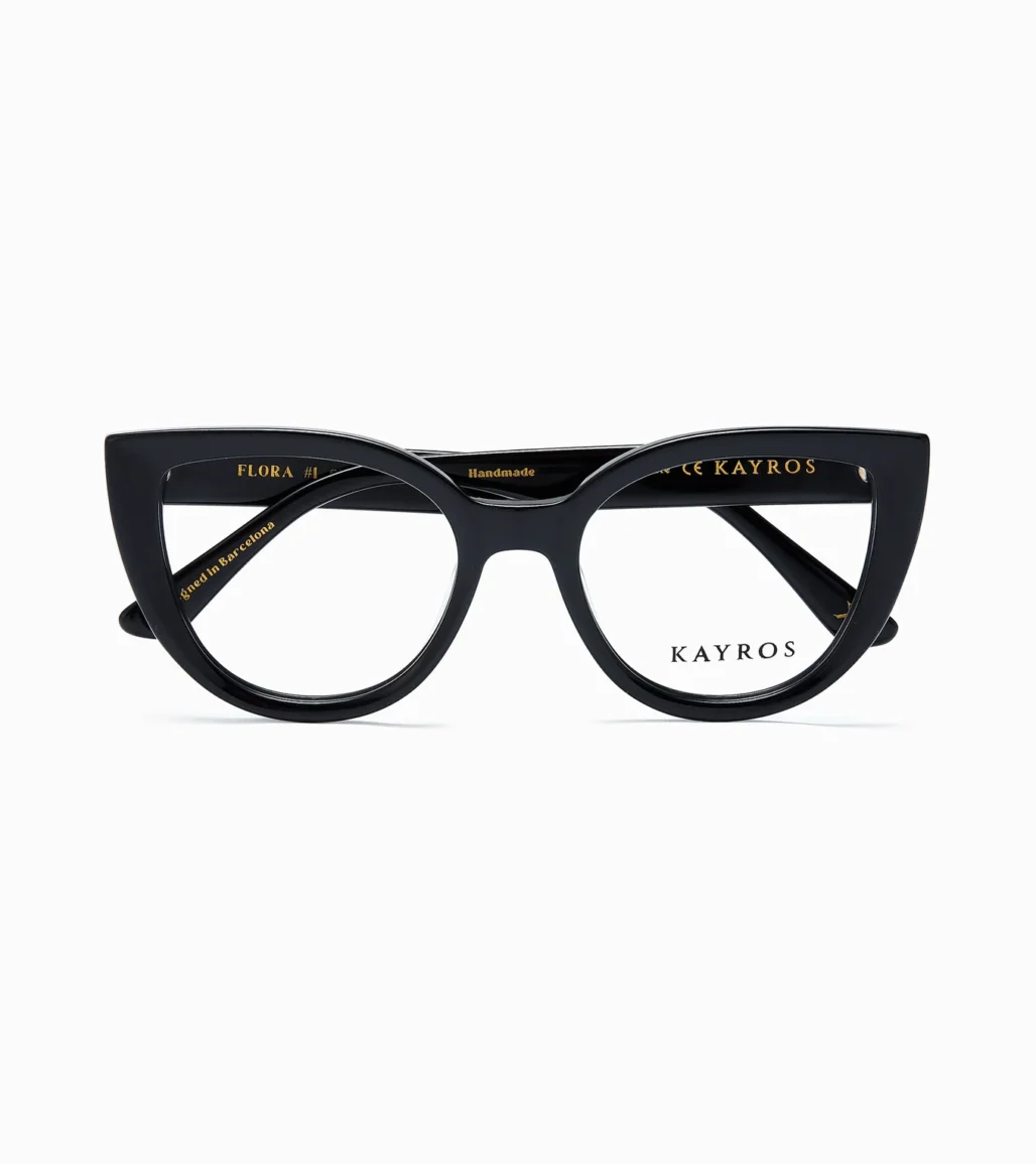 Gafas Kayros FLORA BLACK en vista lateral