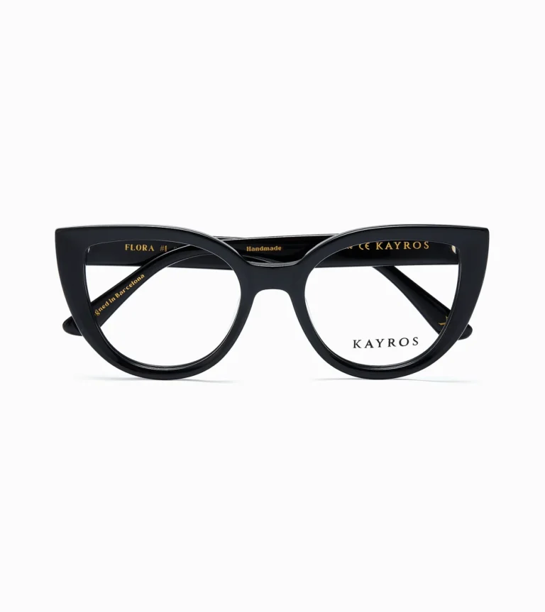 Gafas Kayros FLORA BLACK en vista lateral