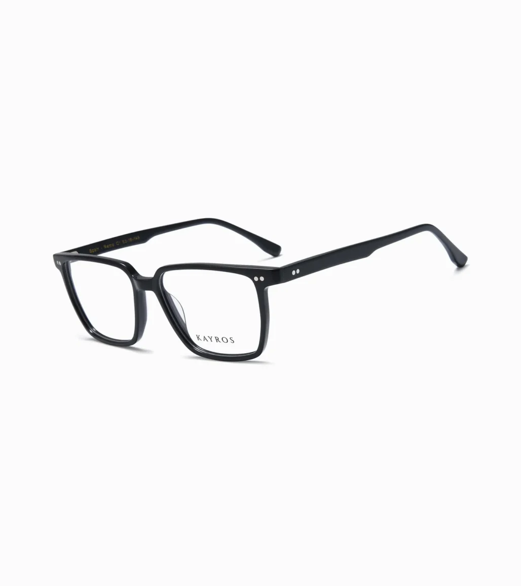 Gafas Kayros REMO BLACK en vista frontal