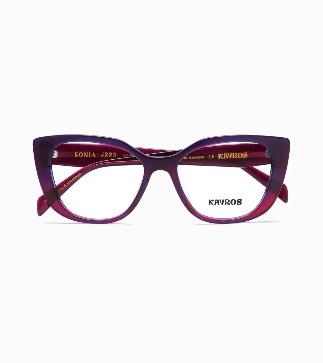 Gafas graduadas Kayros Sonia Violet - vista frontal