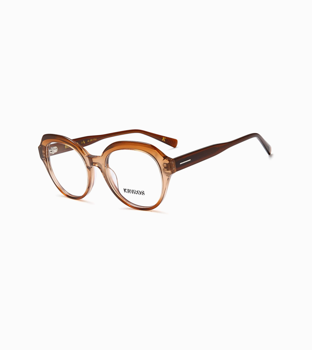 Gafas graduadas Kayros Bianca marrón acetato lateral
