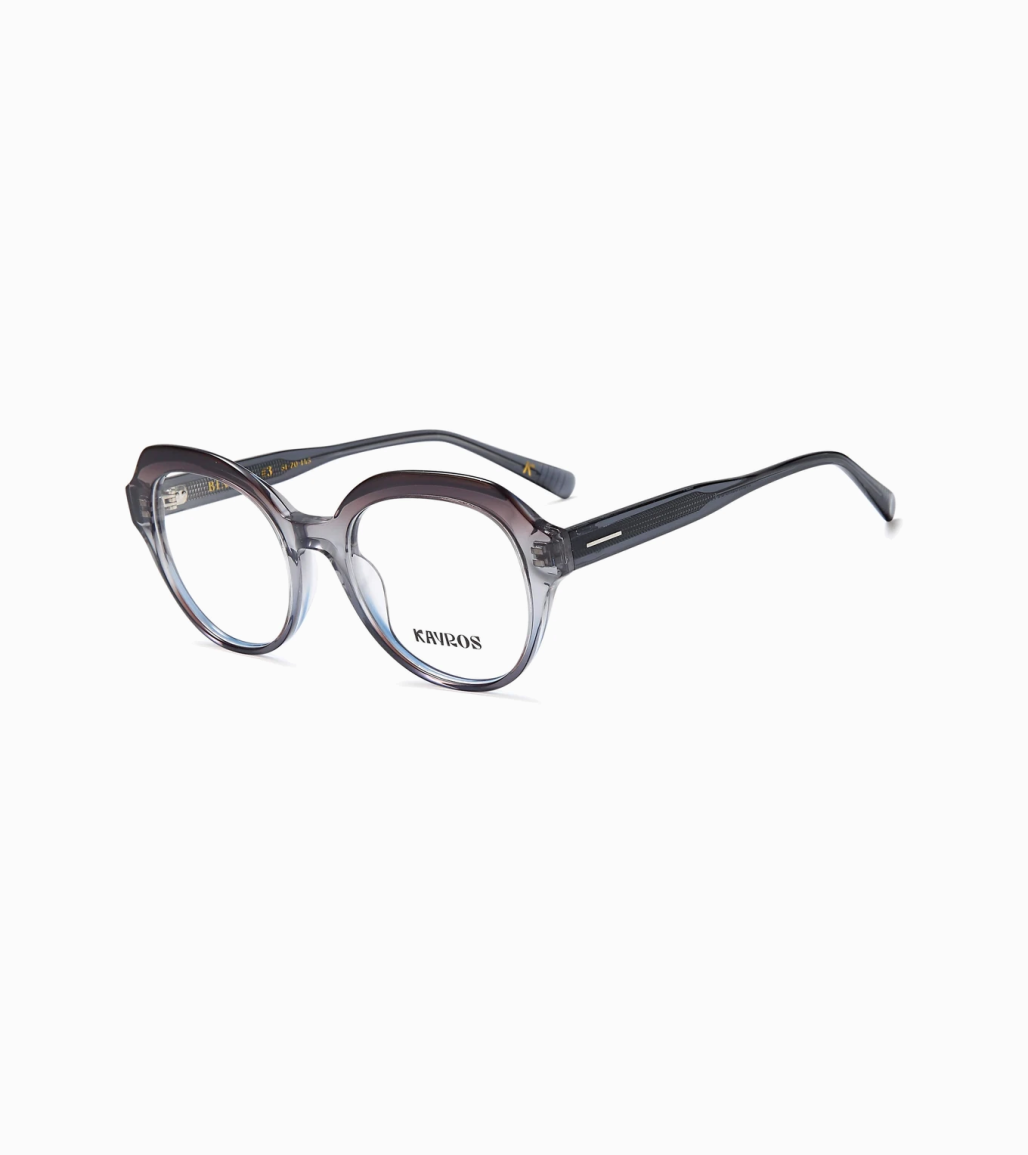Gafas graduadas Kayros Bianca gris acetato lateral